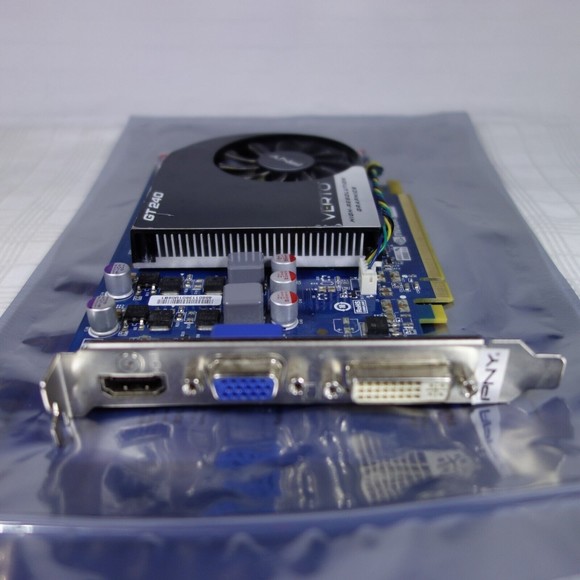 PNY Verto GeForce GT 240 GDDR5 512MB PCIe 2.0 Video Graphics Card TESTED WORKING - Picture 7 of 11